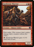 Sandstone Warrior (9ED-215) - 9th Edition Foil