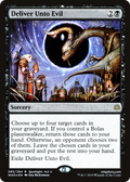 Deliver Unto Evil (PRE-085) - War of the Spark Promos Foil