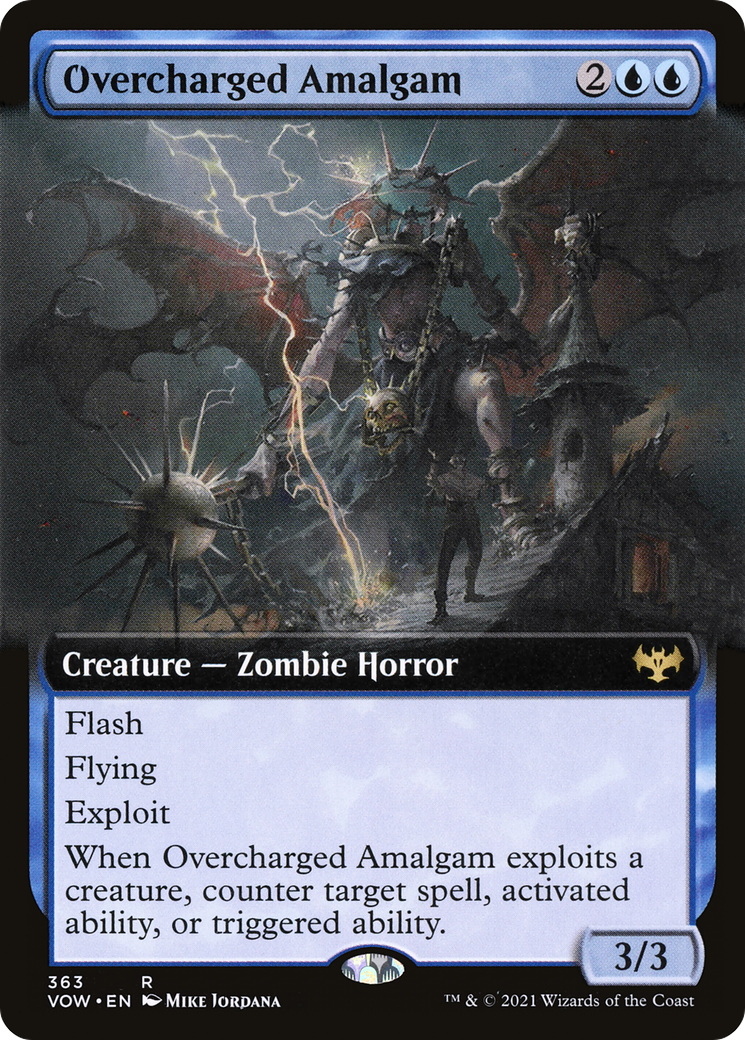 Overcharged Amalgam (Extended Art) (VOW-363) - Innistrad: Crimson Vow: (Extended Art)