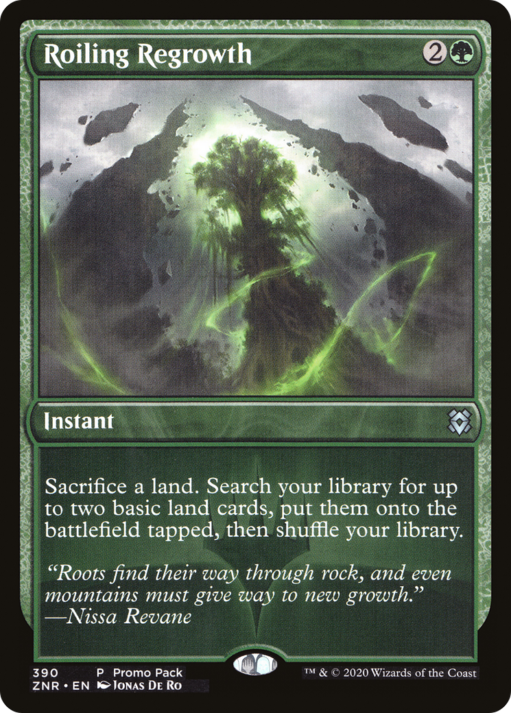 Roiling Regrowth (PPZNR-390) - Zendikar Rising