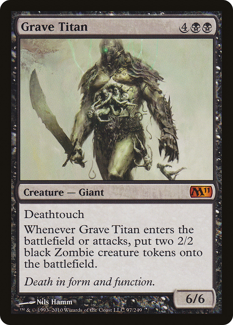 Grave Titan (M11-097) - Magic 2011 Foil