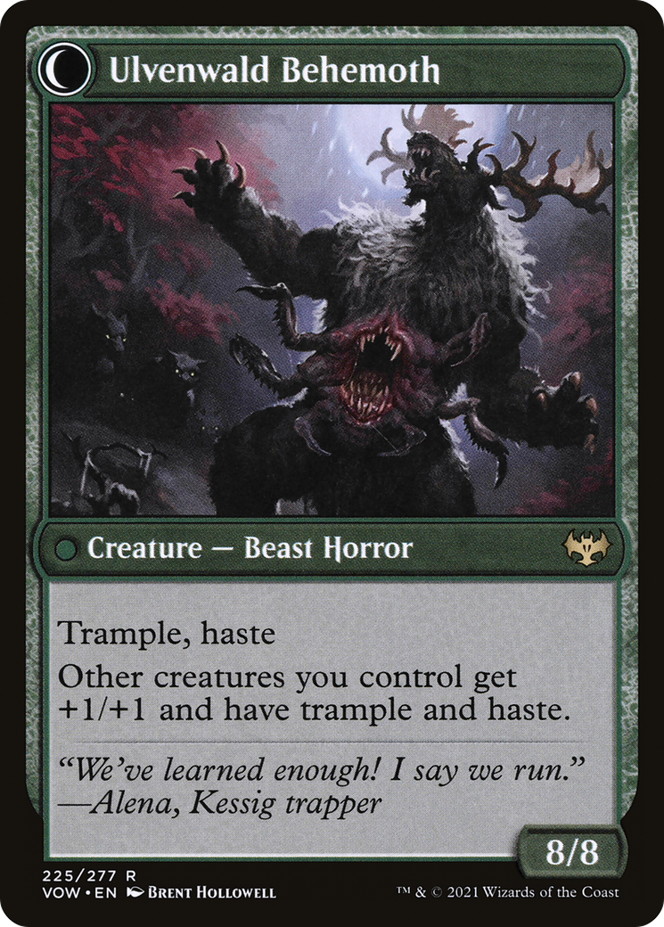 Ulvenwald Oddity (VOW-225) - Innistrad: Crimson Vow: (Double Faced Transform) Foil