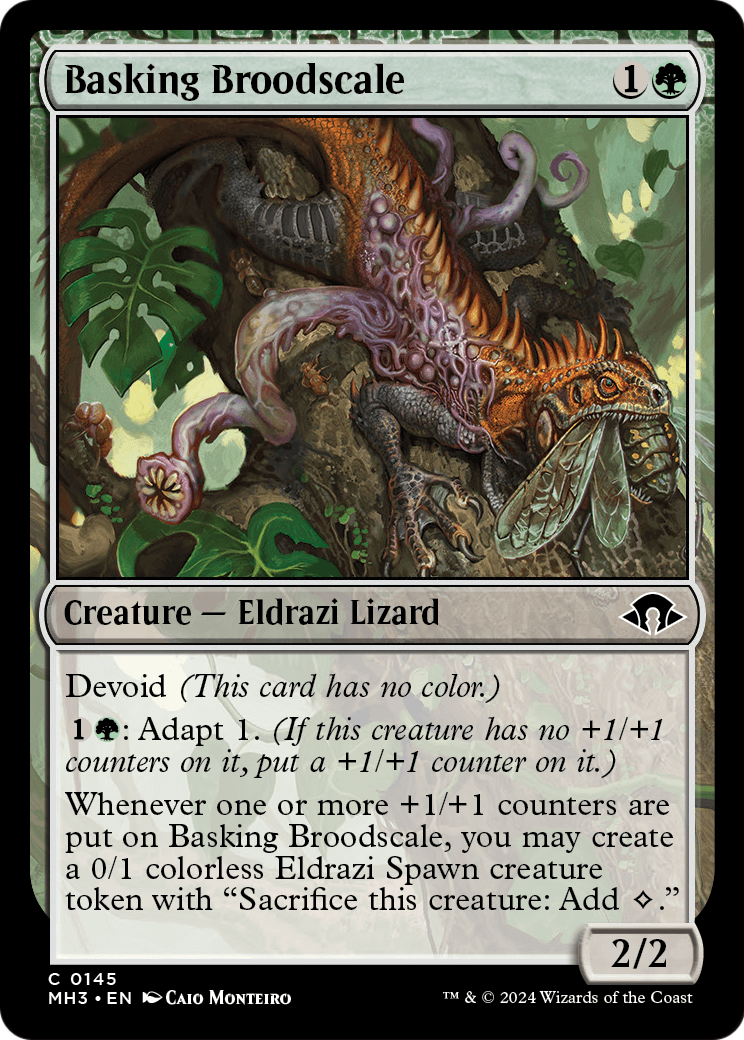 Basking Broodscale (MH3-145) - Modern Horizons 3: (devoid) Foil