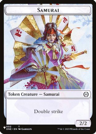Samurai // Shapeshifter Double-Sided Token (LIST-2 // 2) - The List Reprints