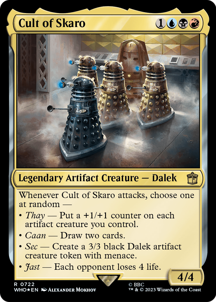Cult of Skaro (Surge Foil) (WHO-722) - Doctor Who Foil