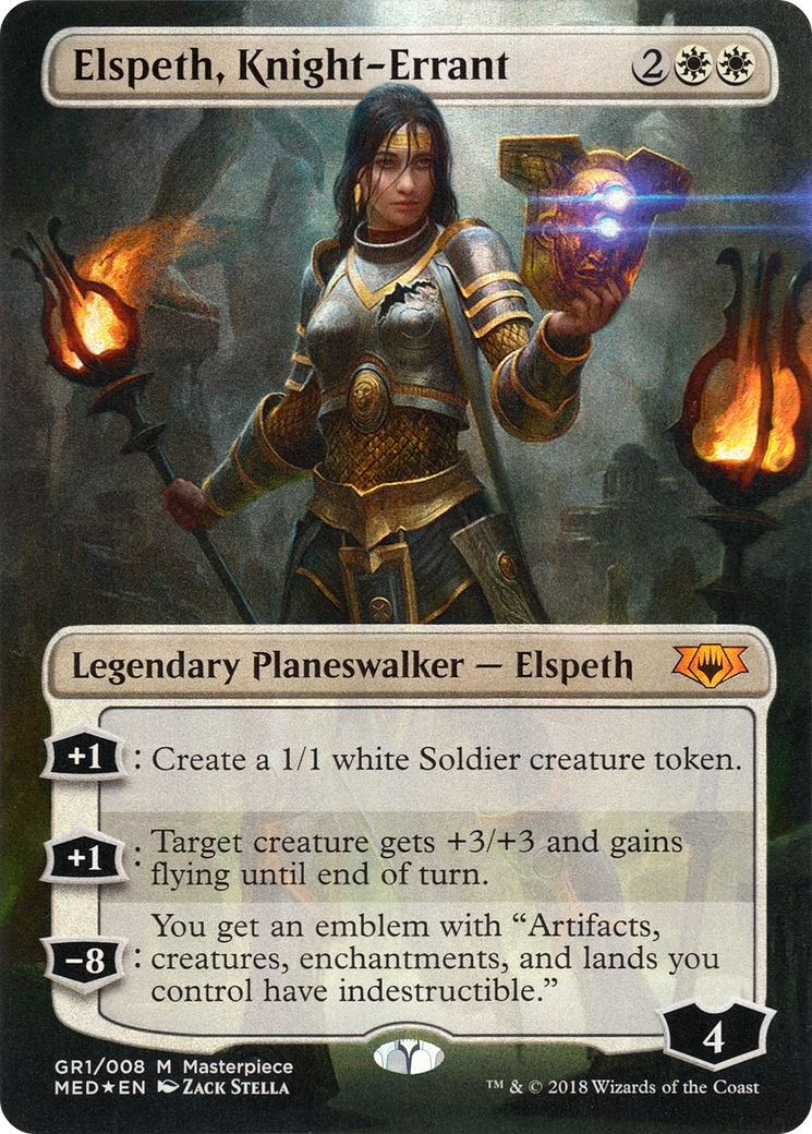 Elspeth, Knight-Errant (MED-GR1) - Mythic Edition (Borderless) Foil