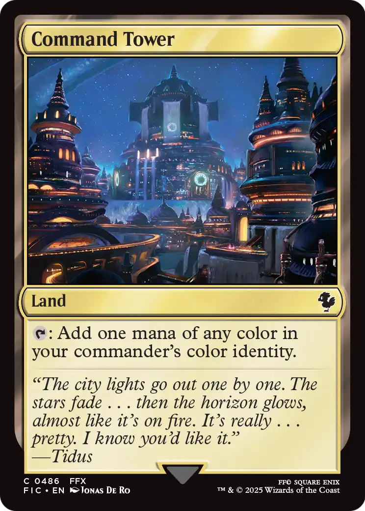 Command Tower (0486) (FIC-486) - Commander: FINAL FANTASY