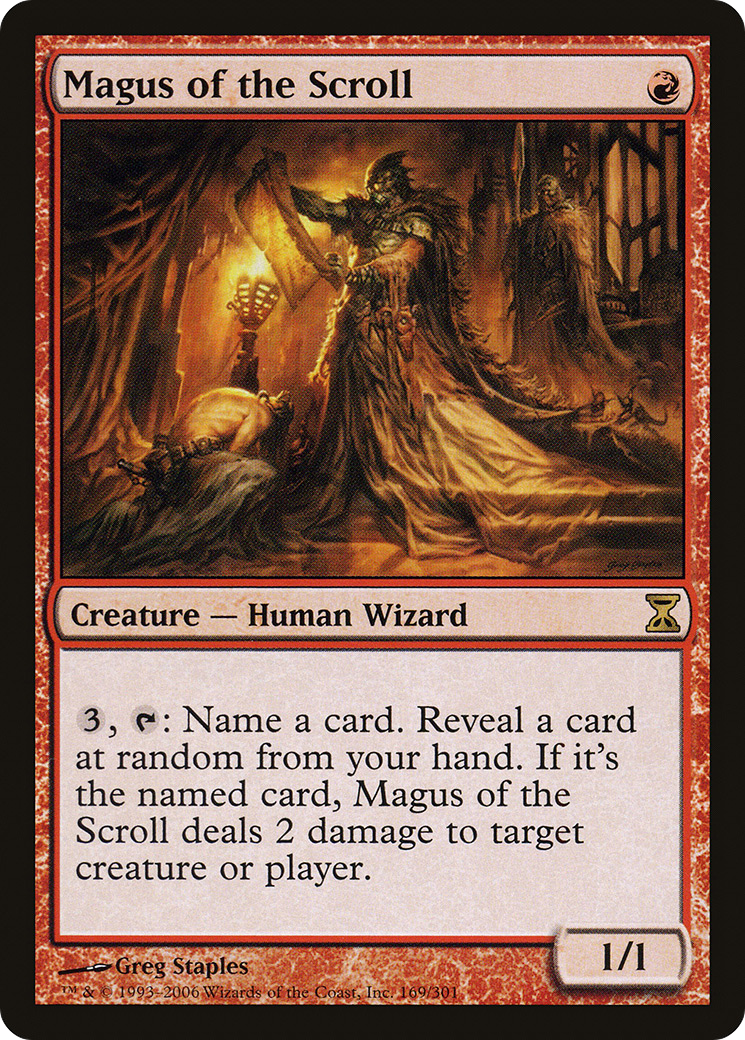 Magus of the Scroll (TSP-169) - Time Spiral Foil