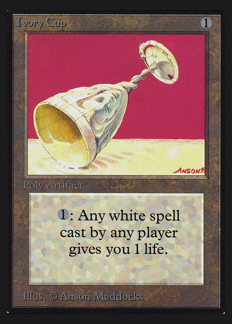 Ivory Cup (IE) (IED-) - Intl. Collectors' Edition