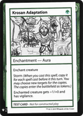 Krosan Adaptation (CMB1-) - Mystery Booster Playtest Cards 2019