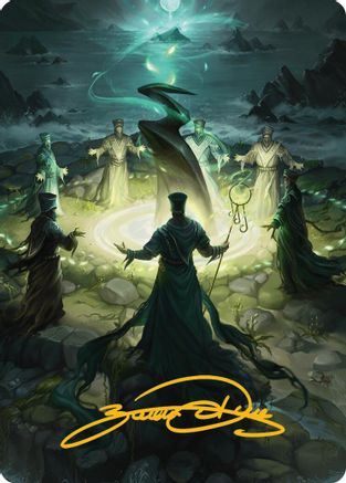 Cryptolith Rite Art Card (Gold-Stamped Signature) (AAINR-014) - Art Series: Innistrad Remastered