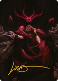Infernal Grasp Art Card (Gold-Stamped Signature) (AAINR-010) - Art Series: Innistrad Remastered
