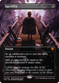 Sacrifice (Borderless) (SPG-069) - Special Guests Foil
