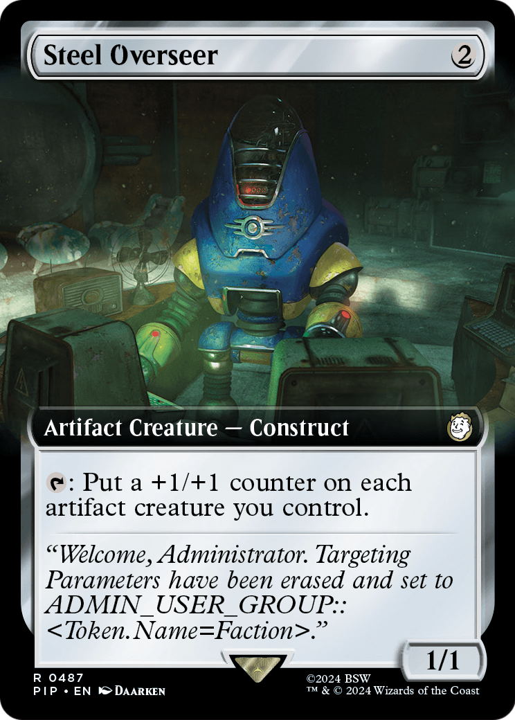 Steel Overseer (Extended Art) (PIP-487) - Fallout: (Extended Art)