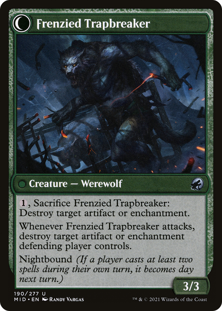 Outland Liberator (MID-190) - Innistrad: Midnight Hunt: (Double Faced Transform)