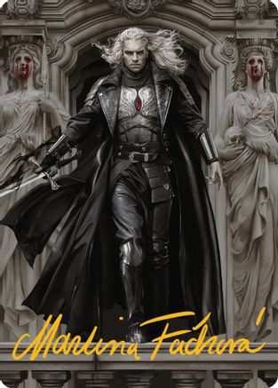 Sorin, Imperious Bloodlord Art Card (Gold-Stamped Signature) (AAINR-018) - Art Series: Innistrad Remastered