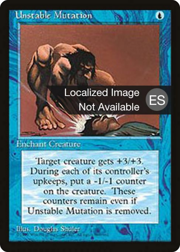 Unstable Mutation (4BB-) - Fourth Edition Foreign Black Border