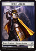Human Soldier (0003) // Clue Double-Sided Token (INR-3 // 22) - Innistrad Remastered Foil