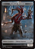 Eldrazi Horror // Human Soldier (0003) Double-Sided Token (INR-1 // 3) - Innistrad Remastered