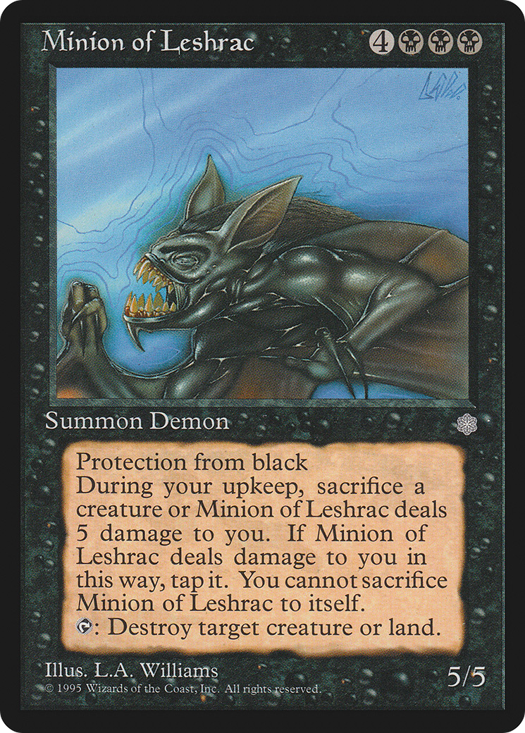 Minion of Leshrac (ICE-) - Ice Age