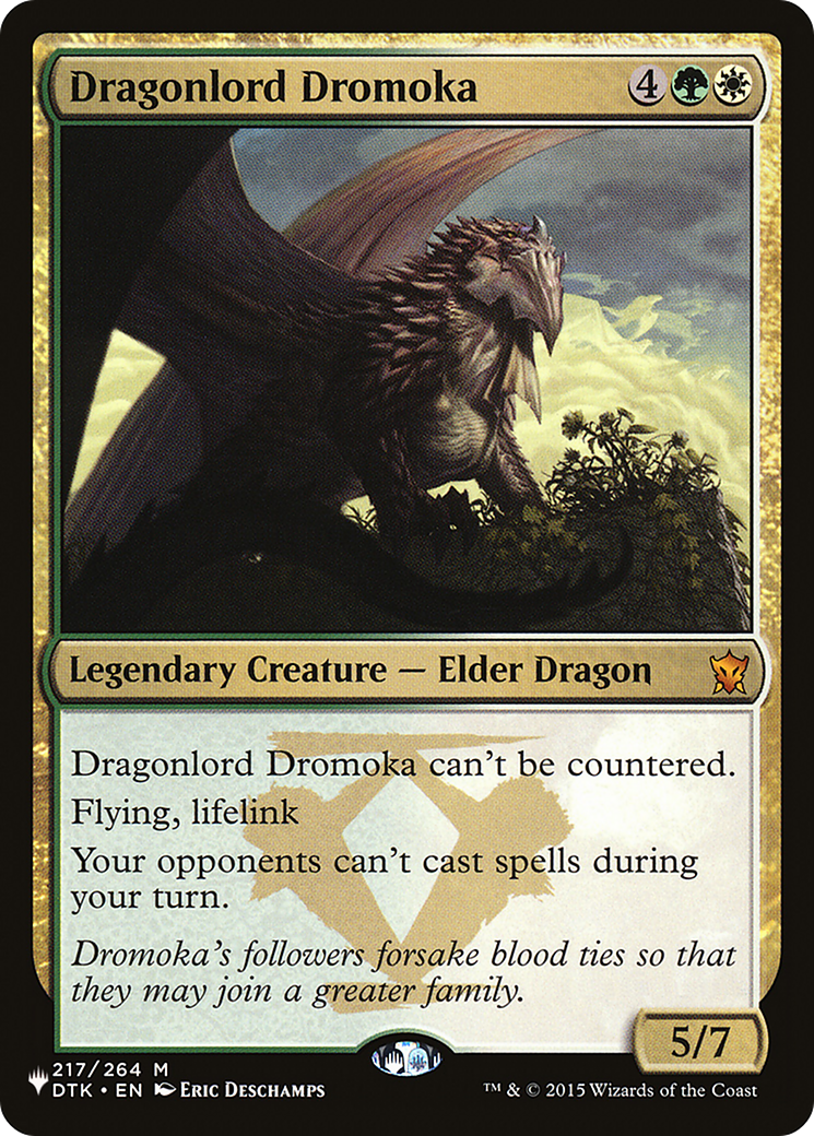 Dragonlord Dromoka (LIST-DTK-217) - The List