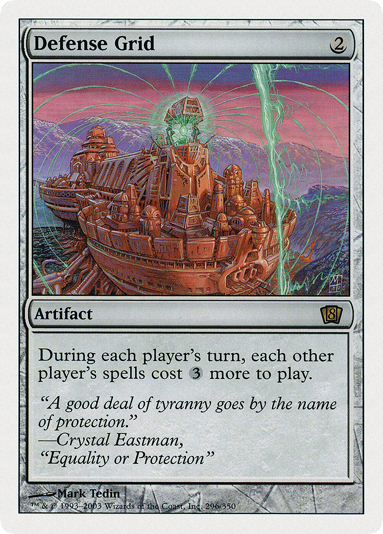 Defense Grid (8ED-296) - 8th Edition Foil