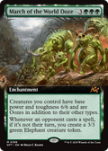 March of the World Ooze (Extended Art) (DFT-388) - Aetherdrift: (enchantment, Extended Art)
