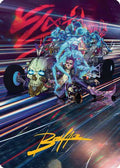 Midnight Mangler Art Card (Gold-Stamped Signature) (AADFT-038) - Art Series: Aetherdrift