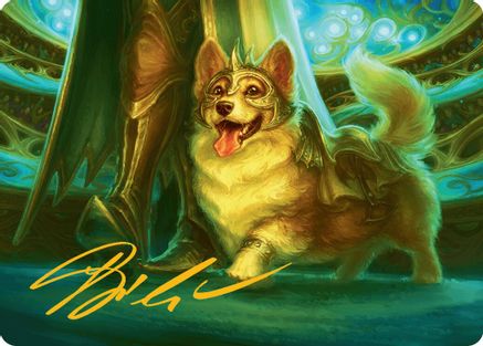 District Mascot Art Card (30/54) (Gold-Stamped Signature) (AADFT-030) - Art Series: Aetherdrift