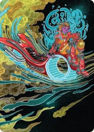 Cloudspire Skycycle Art Card (AADFT-044) - Art Series: Aetherdrift