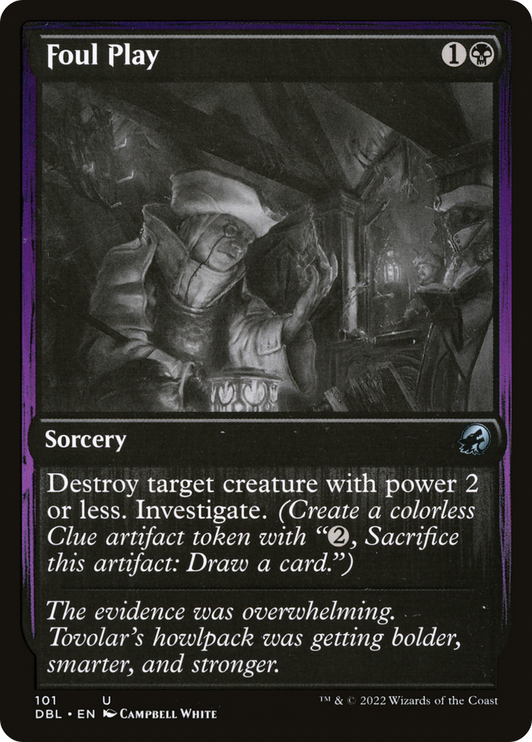 Foul Play (DBL-101) - Innistrad: Double Feature Foil