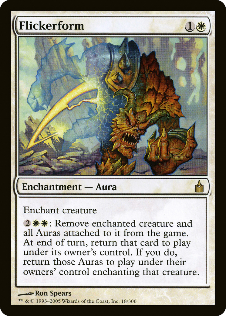 Flickerform (RAV-018) - Ravnica: City of Guilds Foil