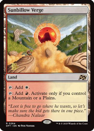 Sunbillow Verge (PRE-264) - Prerelease Cards Foil