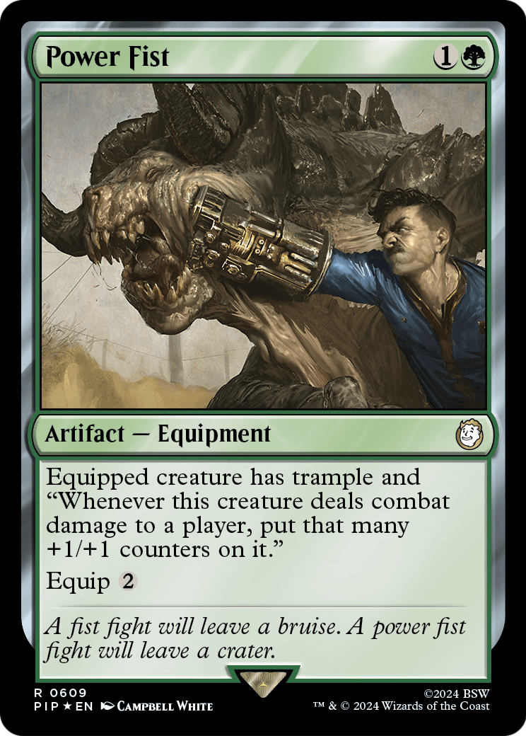 Power Fist (Surge Foil) (PIP-609) - Fallout Foil