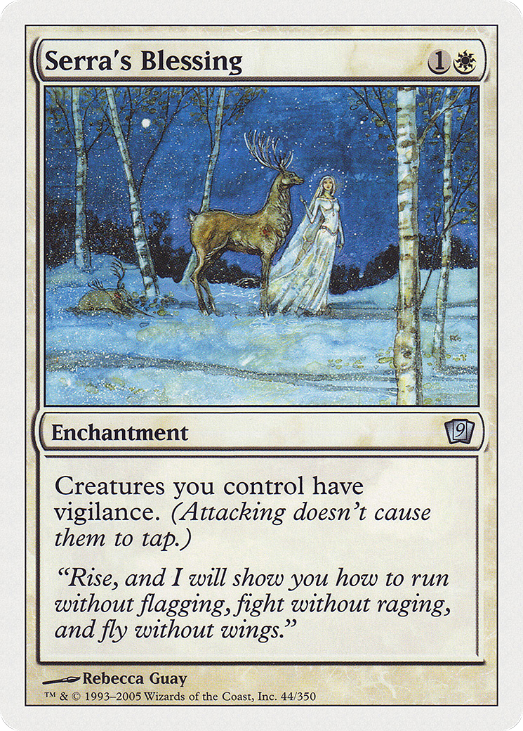 Serra's Blessing (9ED-) - 9th Edition Foil