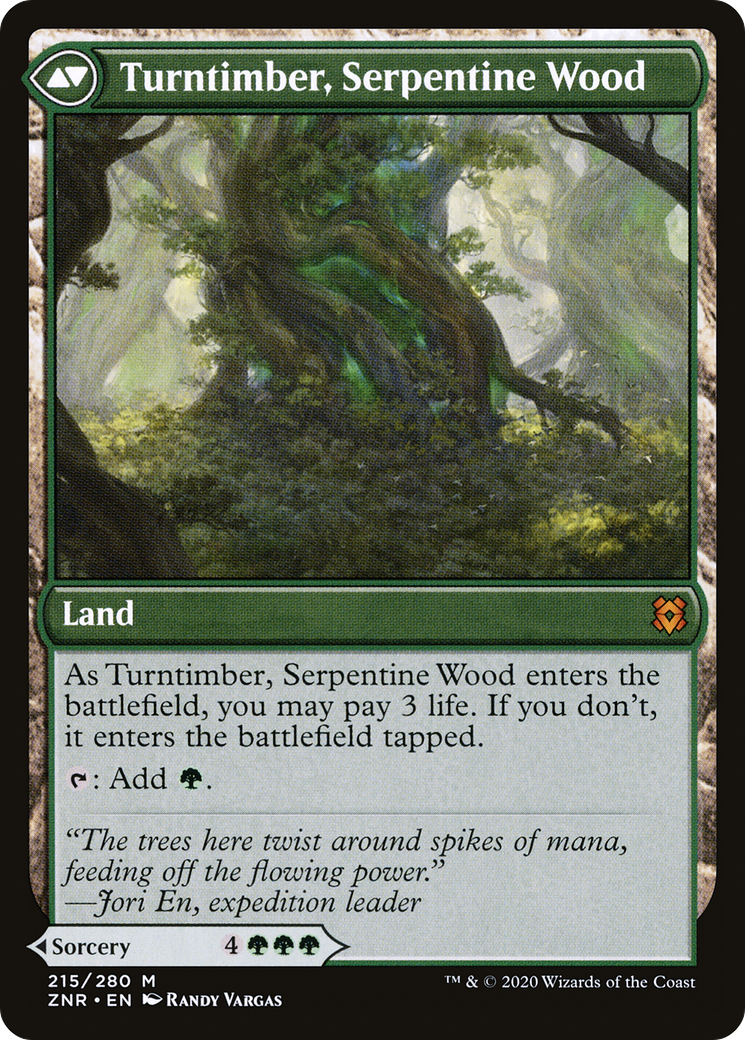 Turntimber Symbiosis (ZNR-215) - Zendikar Rising Foil