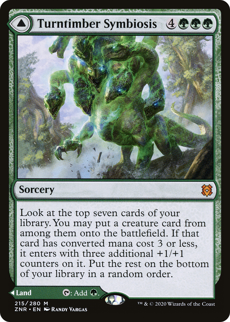 Turntimber Symbiosis (ZNR-215) - Zendikar Rising Foil