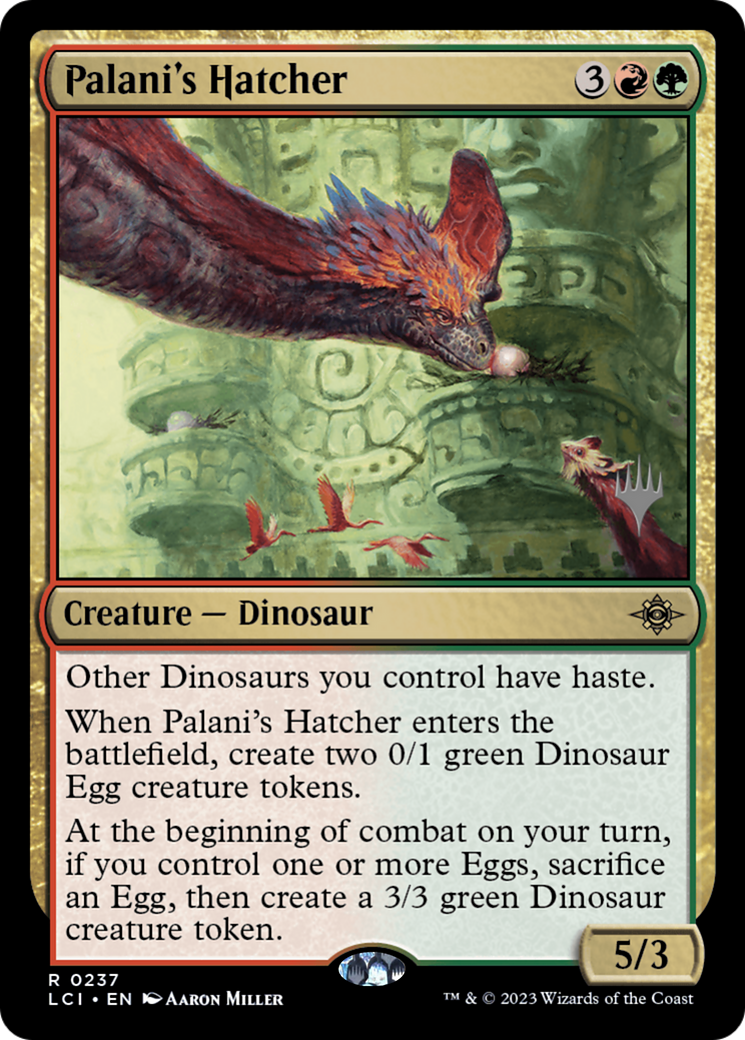 Palani's Hatcher (PPLCI-237) - The Lost Caverns of Ixalan Promos Foil