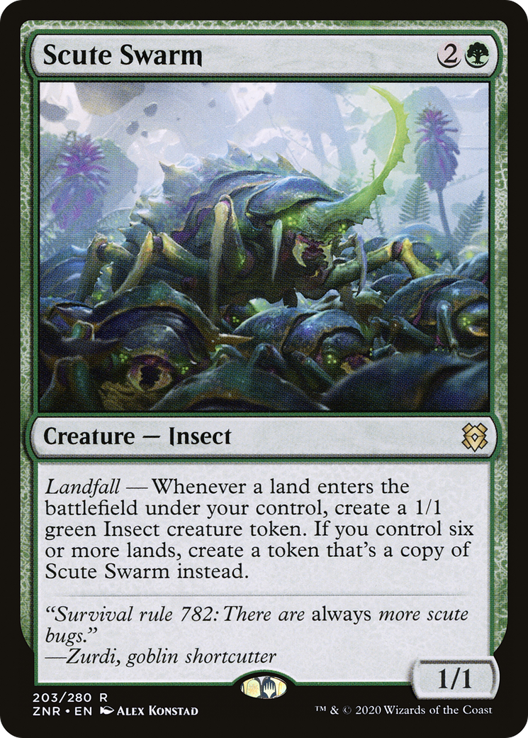 Scute Swarm (ZNR-203) - Zendikar Rising Foil