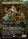 Lathril, Blade of the Elves (Borderless) (FDN-349) - Foundations Foil
