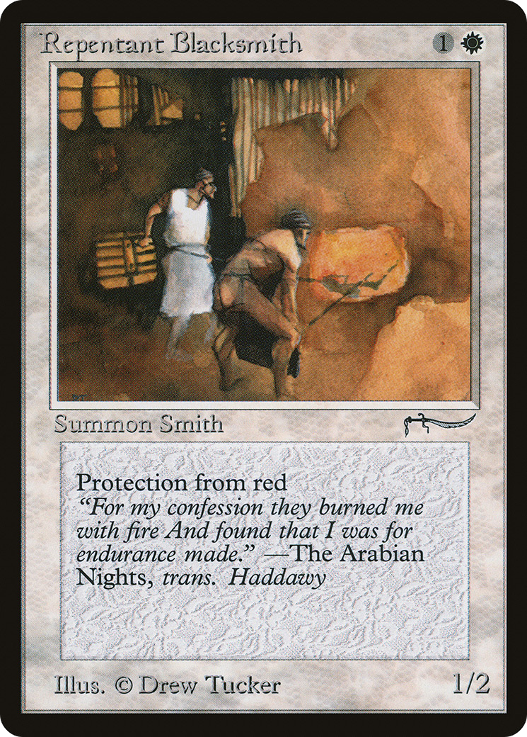 Repentant Blacksmith (ARN-) - Arabian Nights