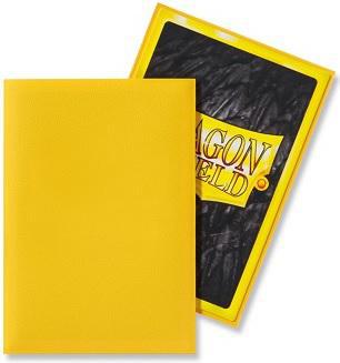 Dragon Shield Japanese Sized Matte Sleeves: 60CT Yellow