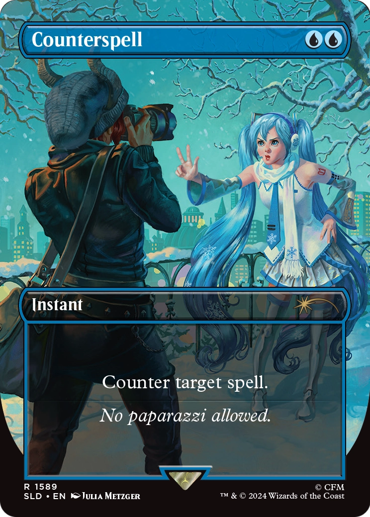 Counterspell (1589) (SLD-1589) - Secret Lair Drop (Borderless)