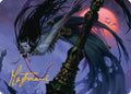 Qarsi Revenant Art Card (12/54) (Gold-Stamped Signature) (AATDM-012) - Art Series: Tarkir: Dragonstorm