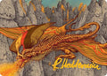 Magmatic Hellkite Art Card (34/54) (Gold-Stamped Signature) (AATDM-034) - Art Series: Tarkir: Dragonstorm