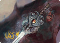 Dragonfire Blade Art Card (40/54) (Gold-Stamped Signature) (AATDM-040) - Art Series: Tarkir: Dragonstorm