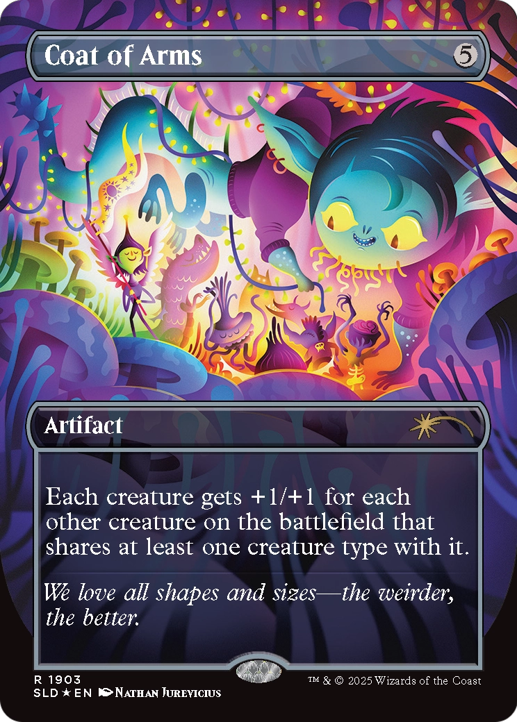 Coat of Arms (1903) (Double Rainbow Foil) (SLD-1903) - Secret Lair Drop (Borderless) Foil