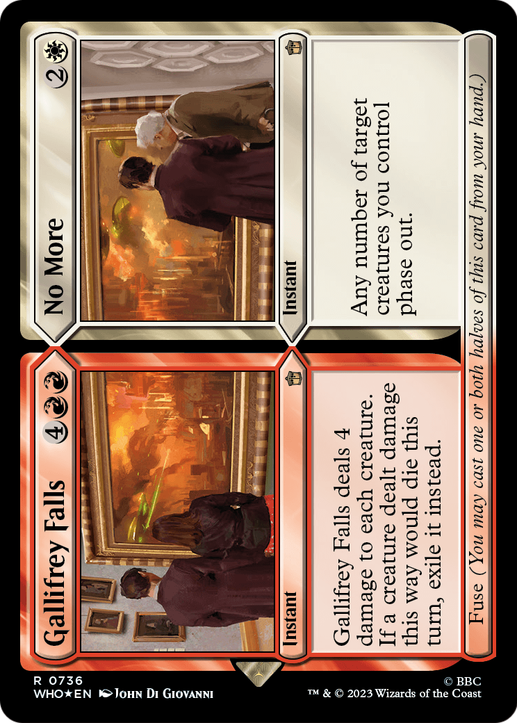 Gallifrey Falls // No More (Surge Foil) (WHO-736) - Doctor Who Foil