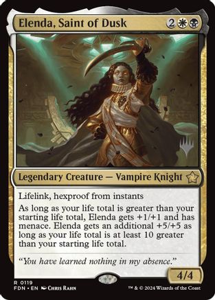 Elenda, Saint of Dusk (PPDFT-119) - Promo Pack: Aetherdrift