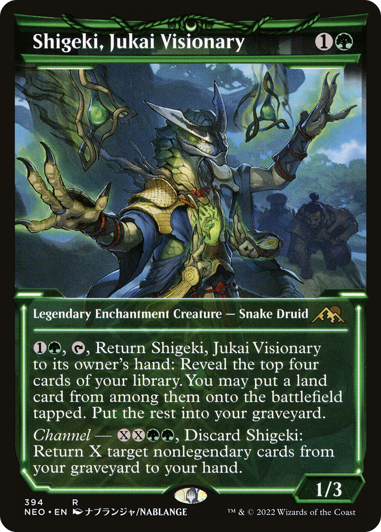 Shigeki, Jukai Visionary (Showcase) (NEO-394) - Kamigawa: Neon Dynasty: (Showcase)